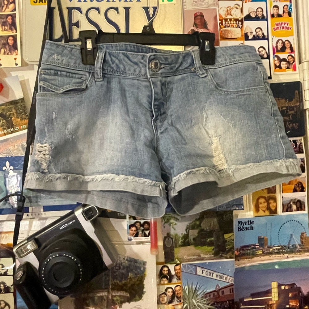 Forever 21 Light Blue Denim Shorts
